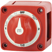 m-Series Mini Selector Battery Switch - Red