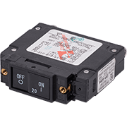 UL-489 Circuit Breaker - 20A Flat Rocker