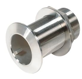 Thru-hull, stainless steel, chamfered flange, machined finish, G1½