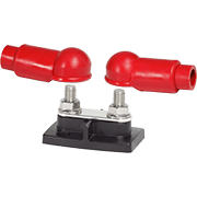PowerBar Dual BusBar - Two 3/8"-16 Stud and Insulators
