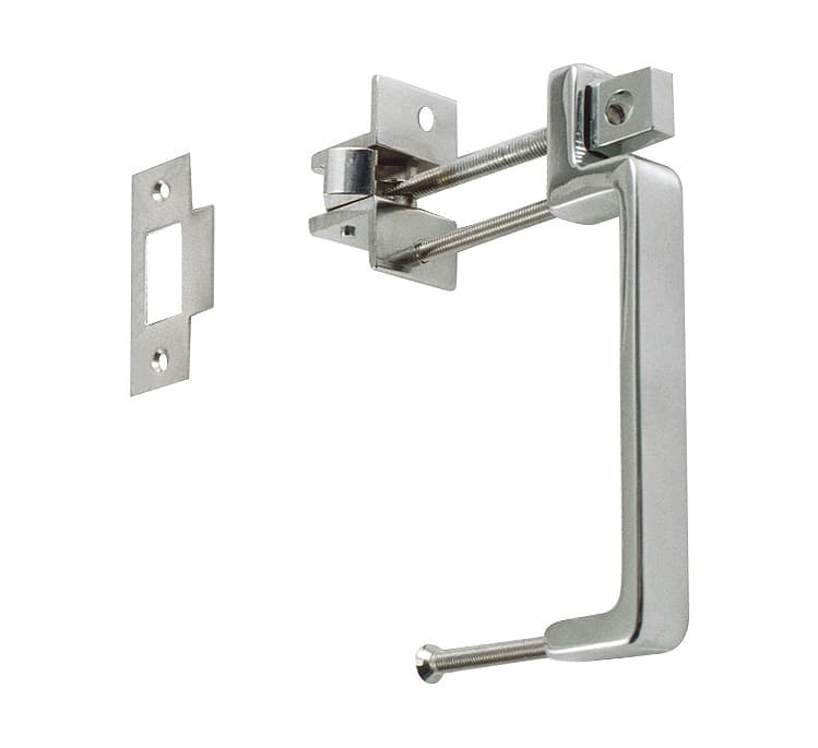 Lock with handle and hole for padlock