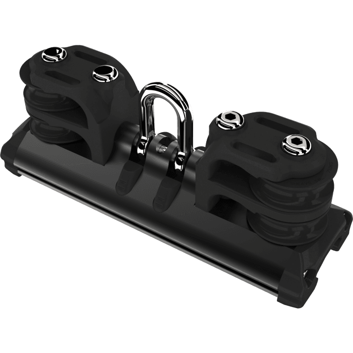 Size 2 SR Car With Shackle, 2 Double CL Sheaves