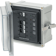 Enclosure SMS Panel 120VAC UL489 50A Main/3CB