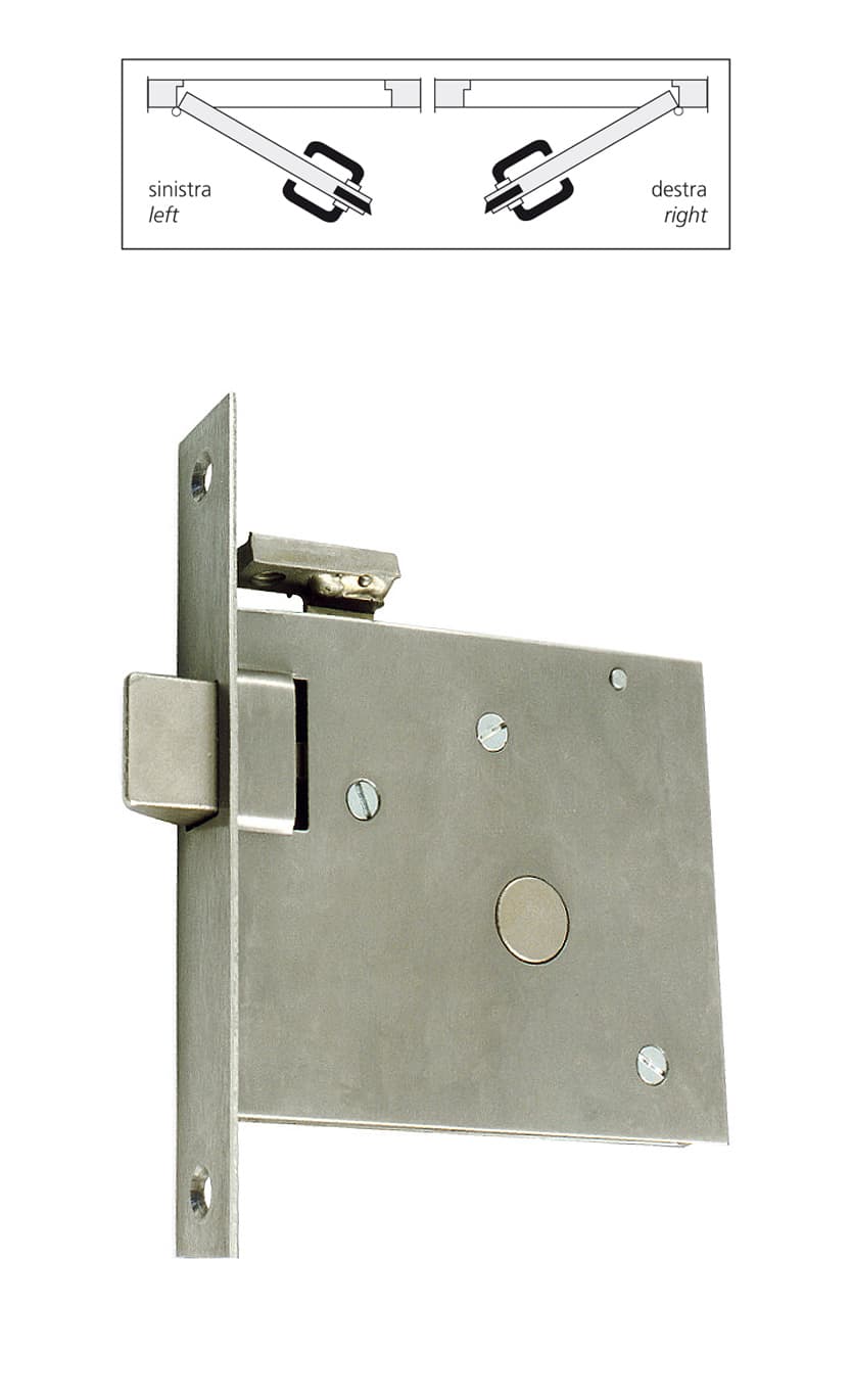 Bottom lock for double doors A60/A0