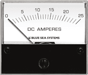 DC Analog Ammeter - 0 to 25A with Shunt