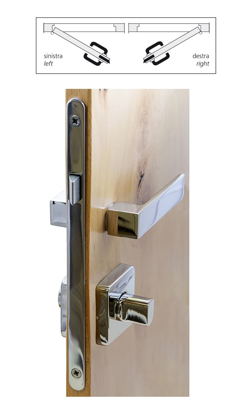 NAUTA Q-SHOWER SLAM BLOCK LOCKSET