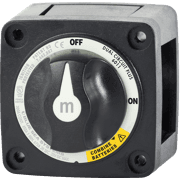 m-Series Mini Dual Circuit Plus™ Battery Switch - Black