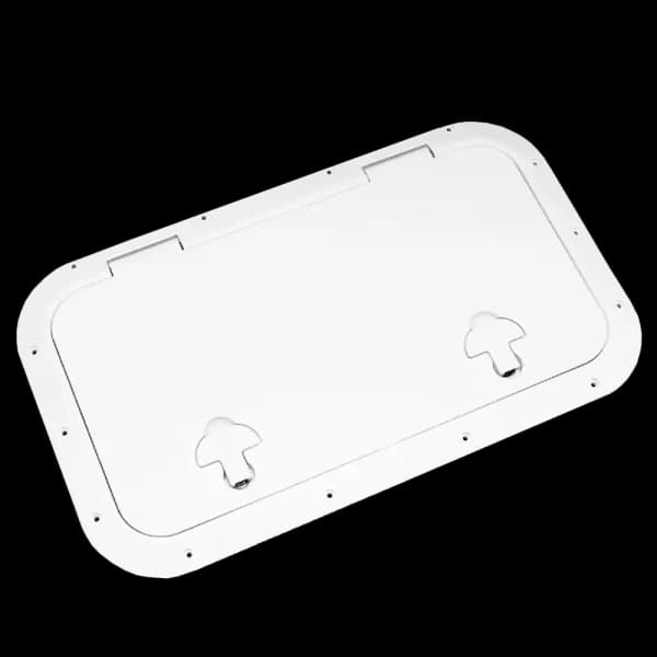 Bomar Gray Series 16″ x 18″ Rectangle Molded Inspection Hatch - Color: Stark White