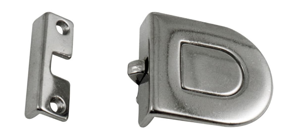 Flush push latch
