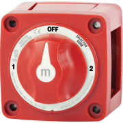 m-Series Selector 3 Position Battery Switch - Red