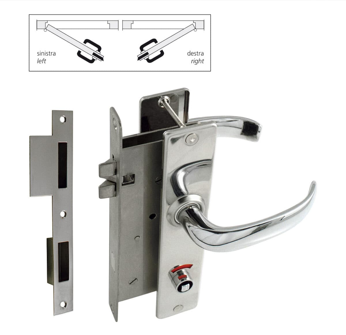 Bathroom lockset
