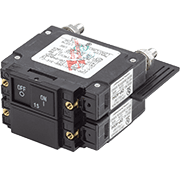 UL-489 Circuit Breaker - 15A Flat Rocker