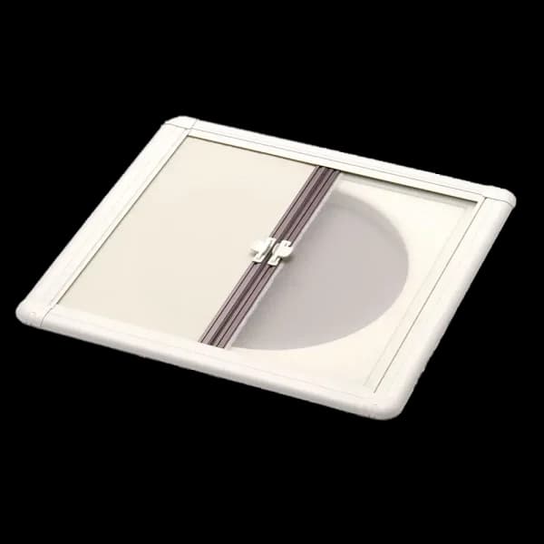 Bomar SeaBreeze Series 24 7/16″ x 25 5/8″ Rectangle Hatch Shade Screen System - Mount Style: Flush