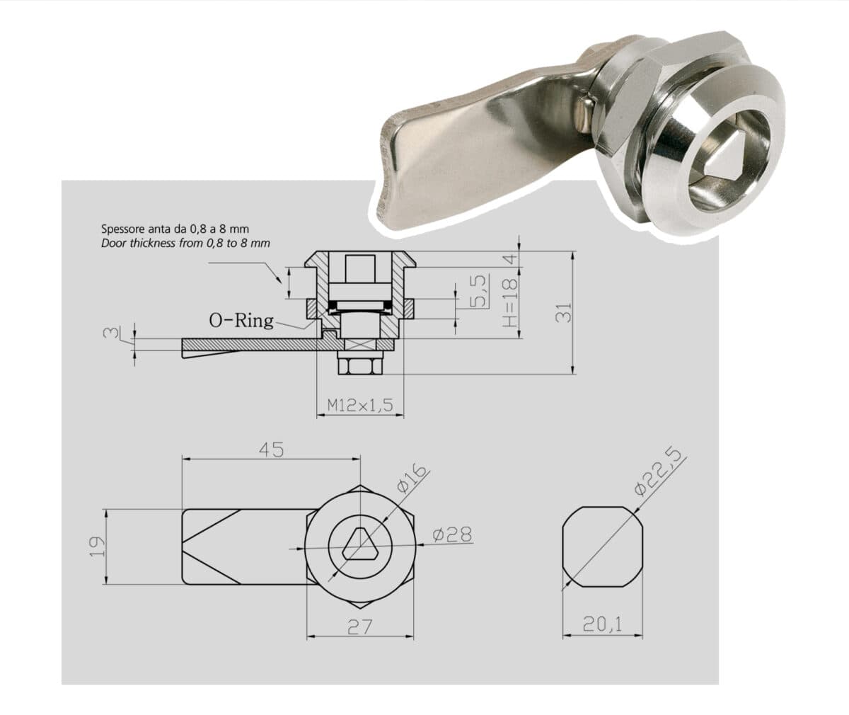 Lever lock