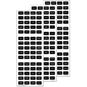 Black 180 Label Set - Emergency Vehicles