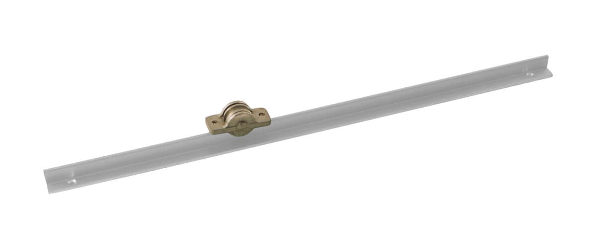 Brass nickel plated wheel pulley
