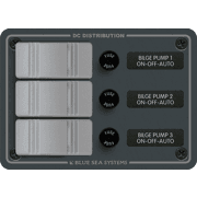 Contura Water-Resistant DC Panel - Bilge Pump Control 3 Position
