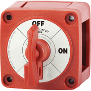 Single Circuit ON-OFF with Locking Key - Red