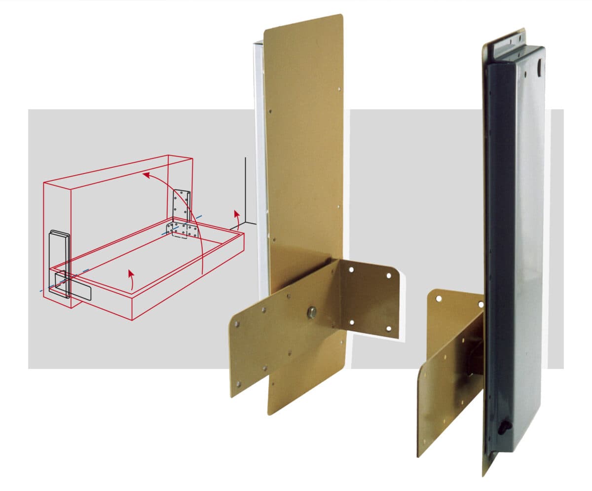 Device for tilting beds