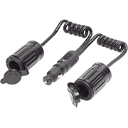 12 Volt Plug with Double Extension Socket