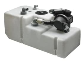 Waste water tank system 88lt, includes 24V pump & sensor