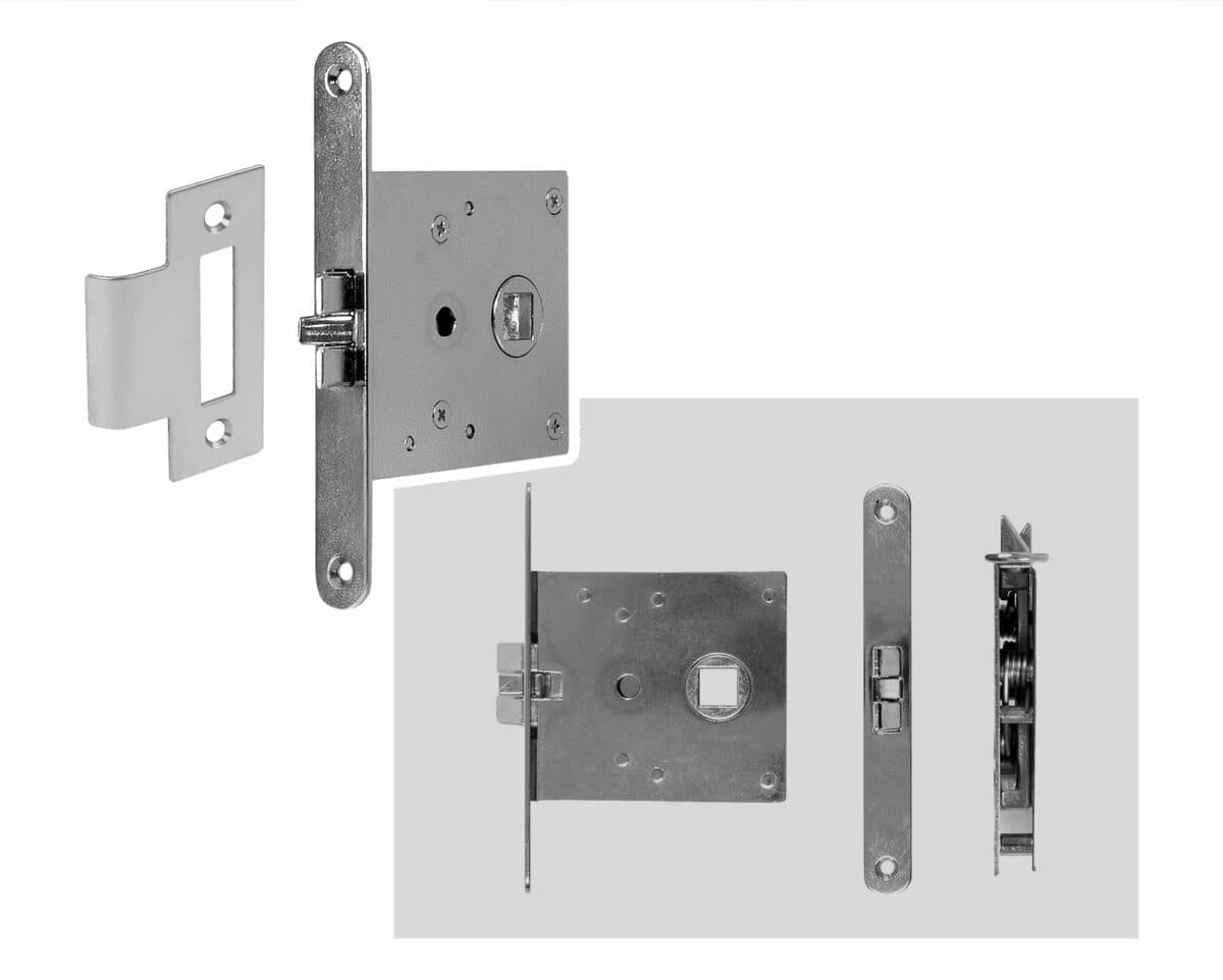 Symmetric doorlock with striking plate
