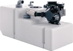 Waste water tank system 61lt, includes 12V pump & sensor