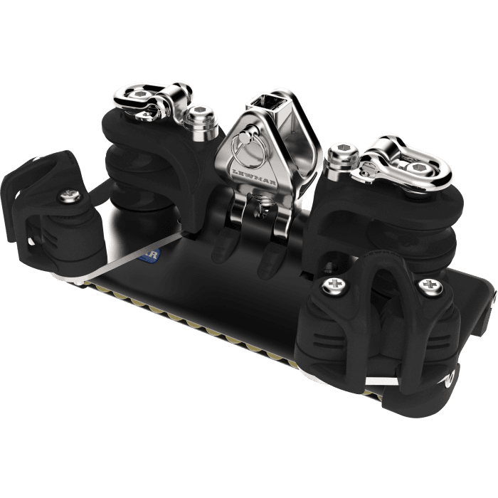 Size 2 HTX TB Car With Upstand, Double Control Sheaves, Becket & Cleat