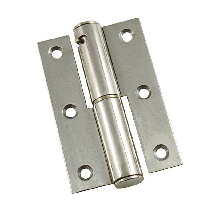 St. st. spring hinge