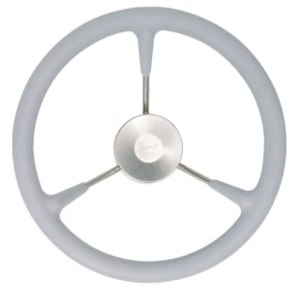 VETUS steering wheel (380 mm - 15") with PU-foam layer grey