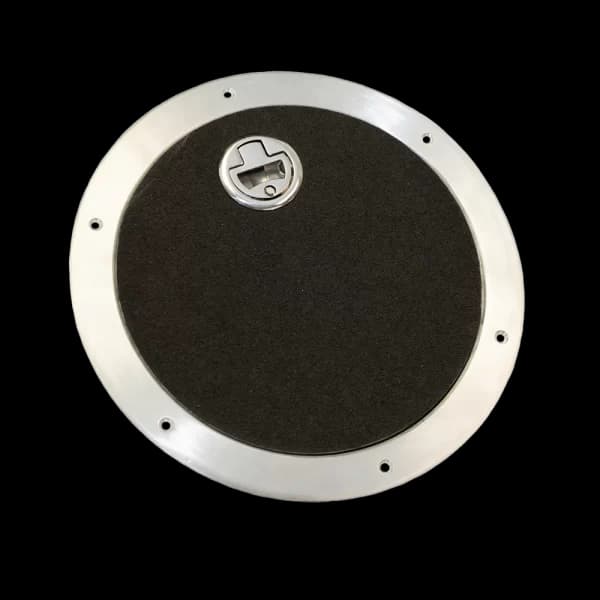 Bomar 4000 Series 10″ Dia Round Extruded Aluminum Tread Plate Access Hatch