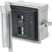 Enclosure SMS Panel 230VAC ELCI 16A/3CB