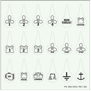 Battery Switch ICON Label Kit