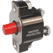 Medium Duty Push Button Reset Only Circuit Breaker - 30A