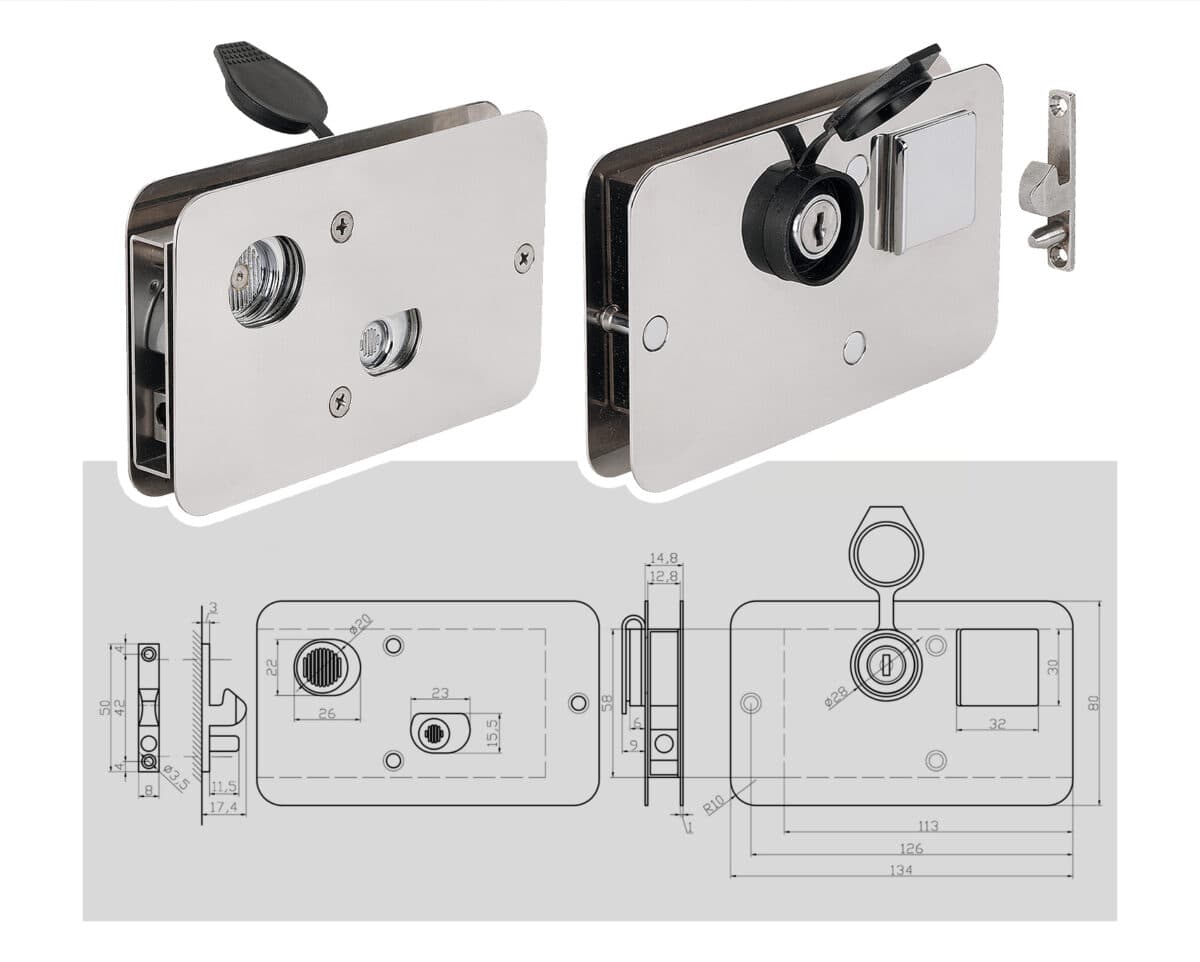 Slinding doorlock