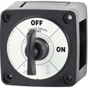m-Series Mini On-Off Battery Switch with Key - Black