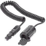 12 Volt Plug with Single Extension Socket