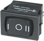 Rocker Switch DPDT - ON-OFF-ON