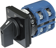 AC Rotary Switch - OFF + 2 Positions 120V AC 65A