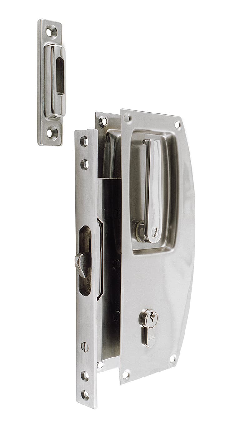 Lockset with stainless steel hook and security