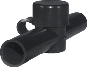 Dual Entry CableCap - Black
