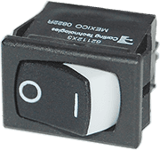 Rocker Switch DPST - ON-OFF