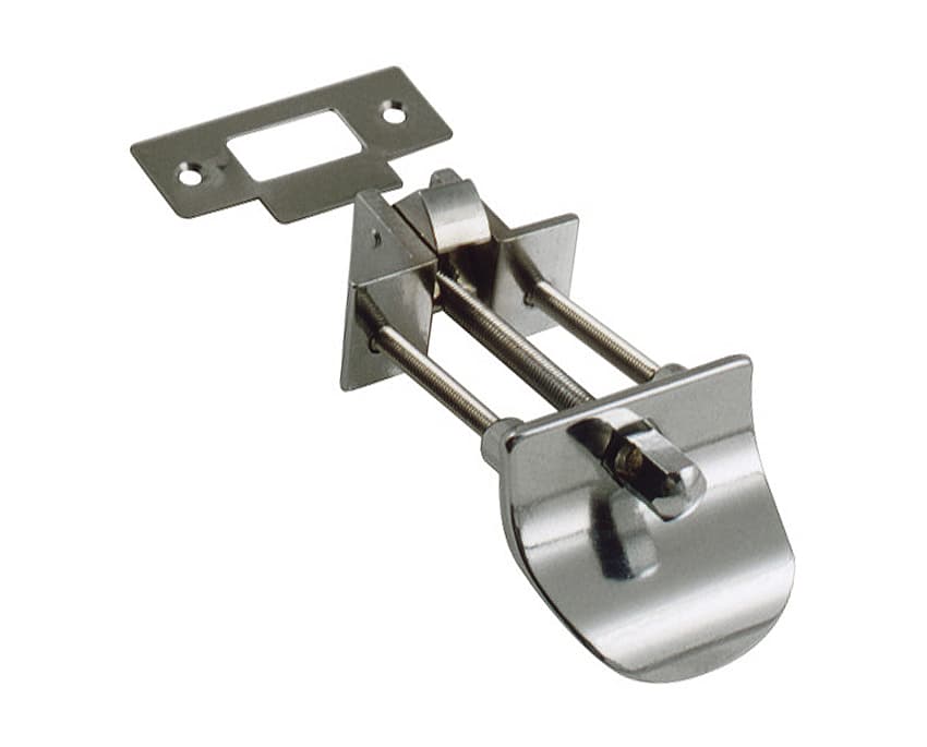 Lock with handle and hole for padlock
