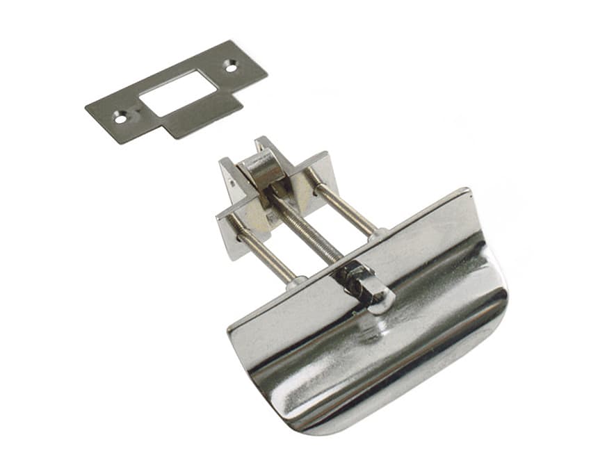Lock with handle and hole for padlock
