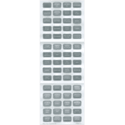 Gray 60 Label Set