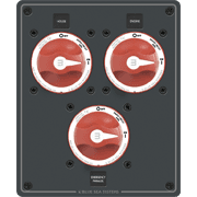 Traditional Metal Dual Bank Battery Management Panel