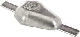 Weld-on hull anode, aluminium, 1,26 kg