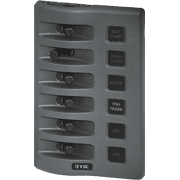 WeatherDeck® 12V DC Waterproof Fuse Panel - Gray 6 Positions