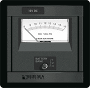 DC Analog Voltmeter Panel