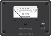 DC analog Voltmeter Panel - 8 to 16V DC